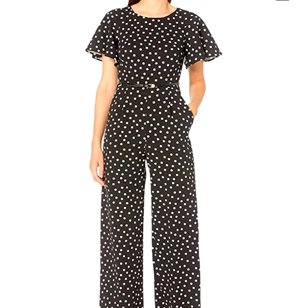 Calvin Klein Women's Flutter Sleeved Jumpsuit